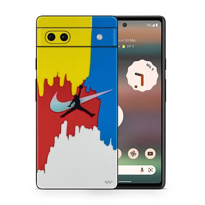 Pixel 6A Nike Jordan 3D Skin WrapitSkin