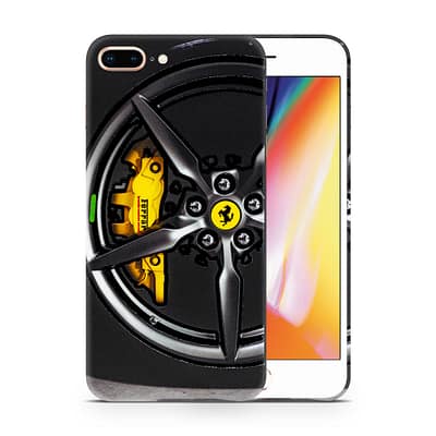 iPhone 8 Plus Ferrari Rim 3D Skin WrapitSkin