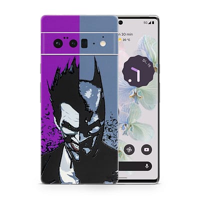 Pixel 6 Pro Batman Vs Joker 3D Skin WrapitSkin