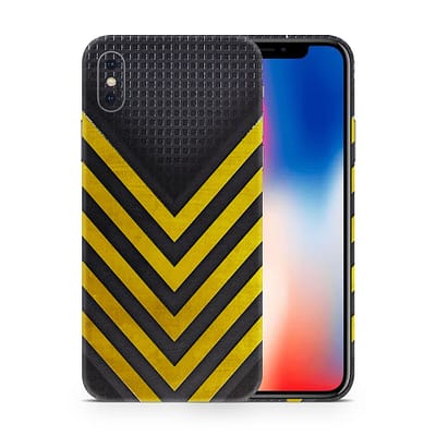 iPhone X Arrows Yellow 3D Skin WrapitSkin