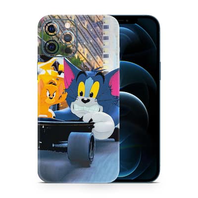 iPhone 12 Pro Max Tom And Jerry 3D Skin WrapitSkin