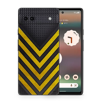 Pixel 6A Arrows Yellow 3D Skin WrapitSkin