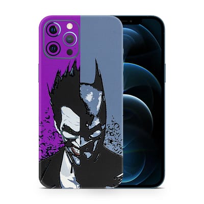 iPhone 12 Pro Max Batman Vs Joker 3D Skin WrapitSkin