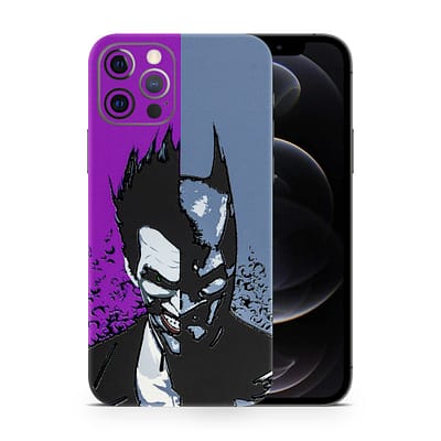 iPhone 12 Pro Batman Vs Joker 3D Skin WrapitSkin