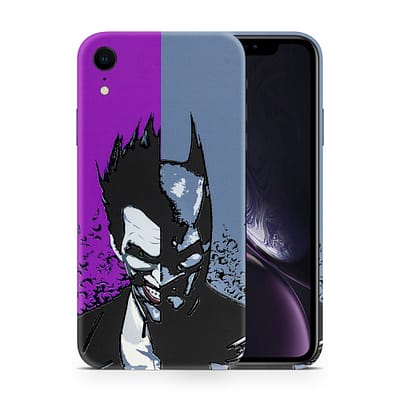 iPhone XR Batman Vs Joker 3D Skin WrapitSkin