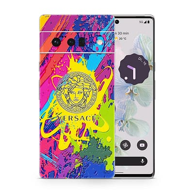 Pixel 6 Pro Versace Colorful 3D Skin WrapitSkin