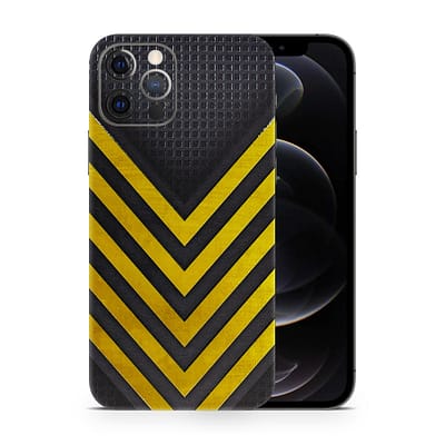 iPhone 12 Pro Arrows Yellow 3D Skin WrapitSkin