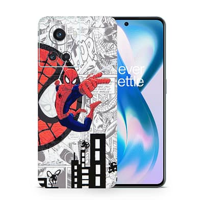 OnePlus 10R Spiderman Comic 3D Skin WrapitSkin