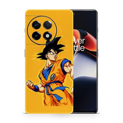 OnePlus 11R Goku Yellow 3D Skin WrapitSkin