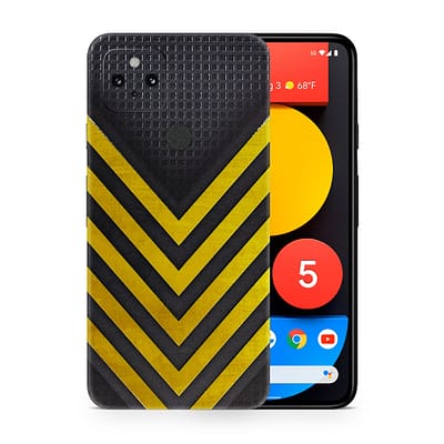 Pixel 5 Arrows Yellow 3D Skin WrapitSkin