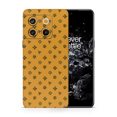 OnePlus 10T Yellow Danger 3D Skin WrapitSkin