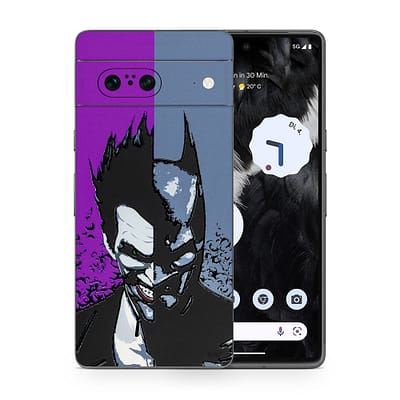 Pixel 7 Batman Vs Joker 3D Skin WrapitSkin