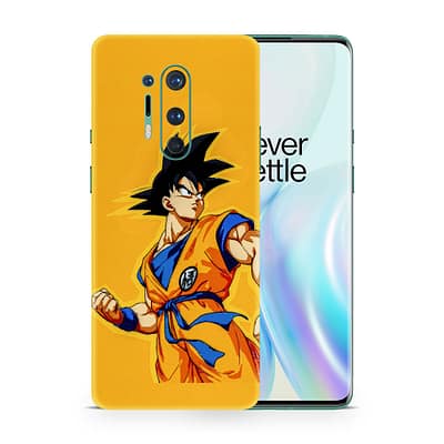 OnePlus 8 Pro Goku Yellow 3D Skin WrapitSkin