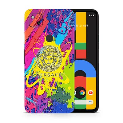 Pixel 4A Versace Colorful 3D Skin WrapitSkin