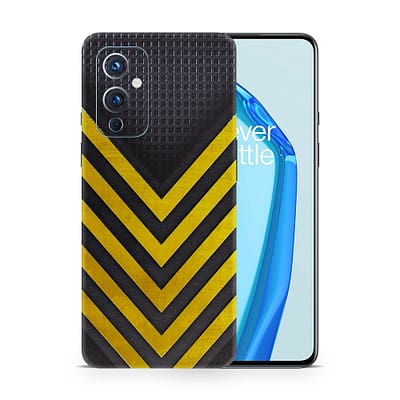 OnePlus 9 Arrows Yellow 3D Skin WrapitSkin