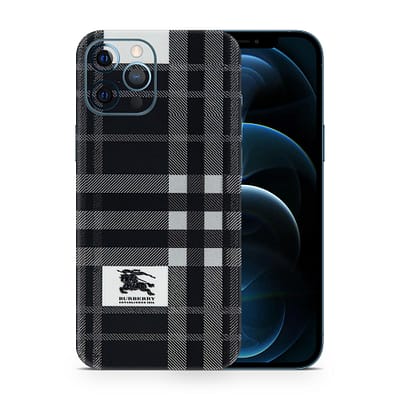 iPhone 12 Pro Max Burberry 3D Skin WrapitSkin