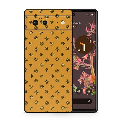 Pixel 6 Yellow Danger 3D Skin WrapitSkin