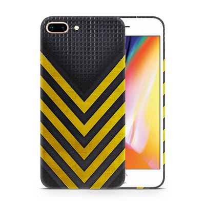 iPhone 8 Plus Arrows Yellow 3D Skin WrapitSkin