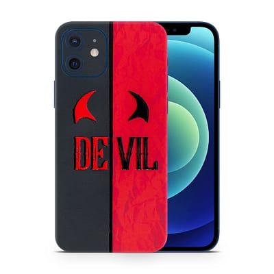 iPhone 12 Mini Devil 3D Skin WrapitSkin