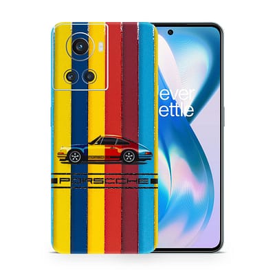 OnePlus 10R Porsche Multicolor 3D Skin WrapitSkin