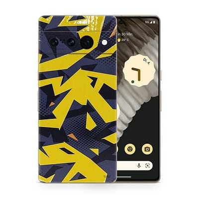 Pixel 7 Pro Abstract Yellow 3D Skin WrapitSkin