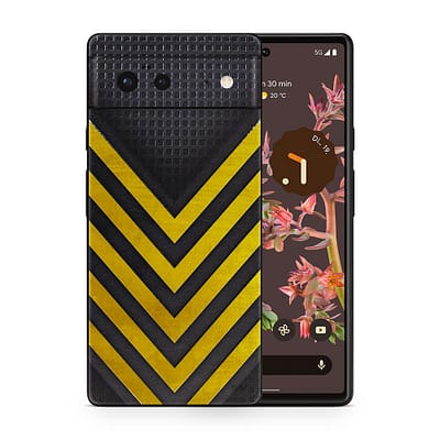 Pixel 6 Arrows Yellow 3D Skin WrapitSkin