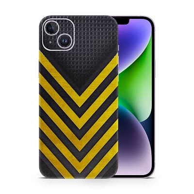 iPhone 14 Plus Arrows Yellow 3D Skin WrapitSkin