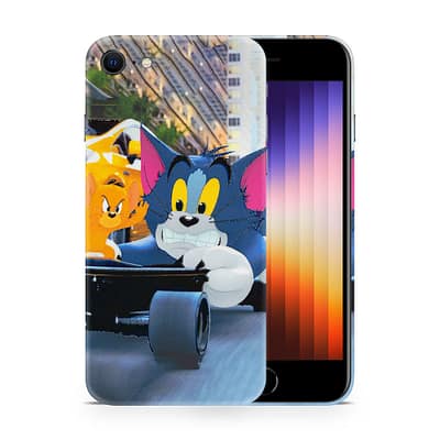 iPhone SE 2020 Tom And Jerry 3D Skin WrapitSkin