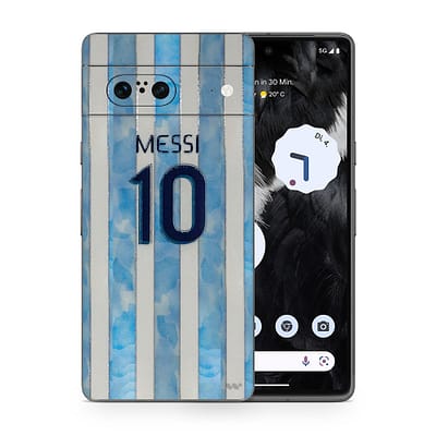 Pixel 7 Messi 3D Skin WrapitSkin