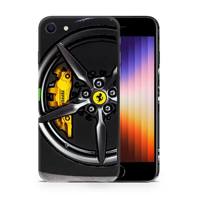 iPhone SE 2020 Ferrari Rim 3D Skin WrapitSkin