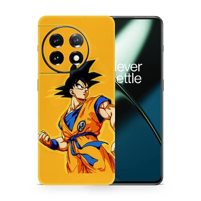 OnePlus 11 Goku Yellow 3D Skin WrapitSkin