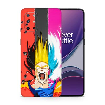 OnePlus 8T Angry Goku 3D Skin WrapitSkin