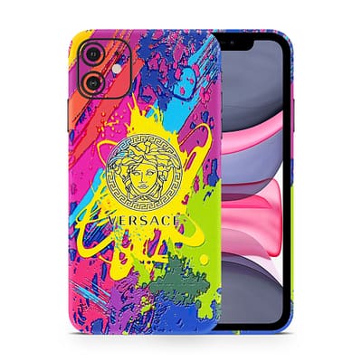 iPhone 11 Versace Colorful 3D Skin WrapitSkin