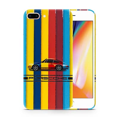 iPhone 8 Plus Porsche Multicolor 3D Skin WrapitSkin