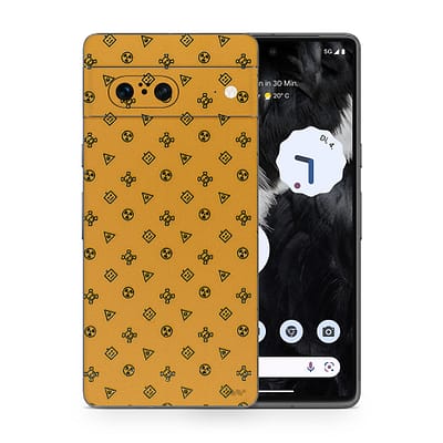 Pixel 7 Yellow Danger 3D Skin WrapitSkin