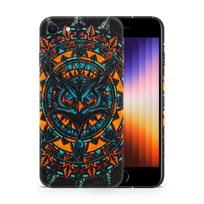 iPhone SE 2022 Owl 3D Skin WrapitSkin