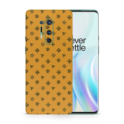 OnePlus 8 Pro Yellow Danger 3D Skin WrapitSkin