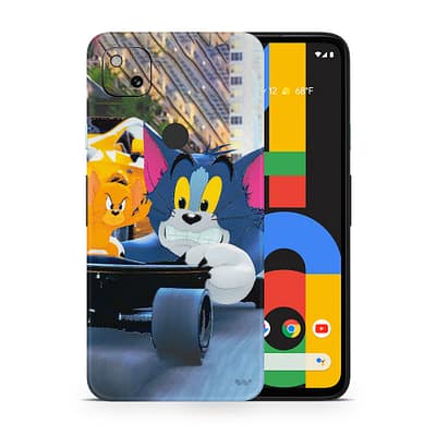 Pixel 4A Tom And Jerry 3D Skin WrapitSkin