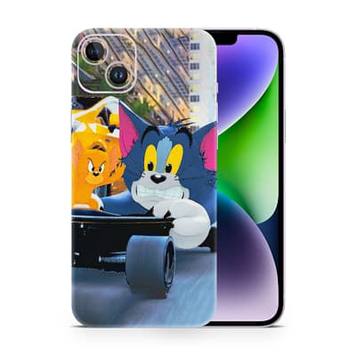 iPhone 14 Plus Tom And Jerry 3D Skin WrapitSkin