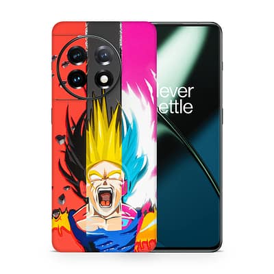 OnePlus 11 Angry Goku 3D Skin WrapitSkin