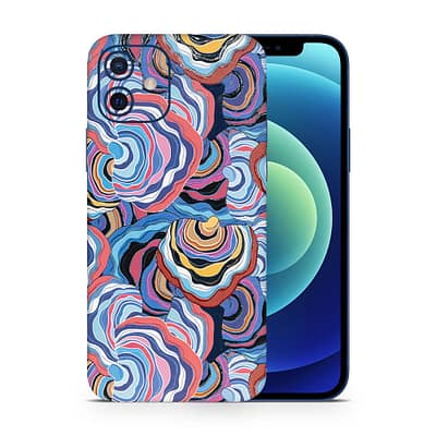 iPhone 12 Mini Abstract Multicolor 3D Skin WrapitSkin