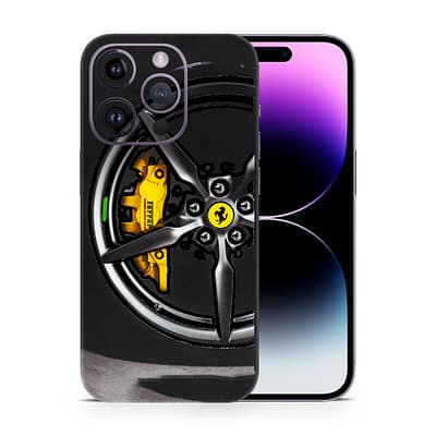 iPhone 14 Pro Ferrari Rim 3D Skin WrapitSkin
