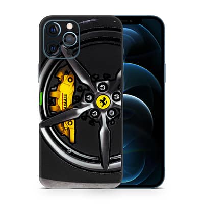 iPhone 12 Pro Max Ferrari Rim 3D Skin WrapitSkin