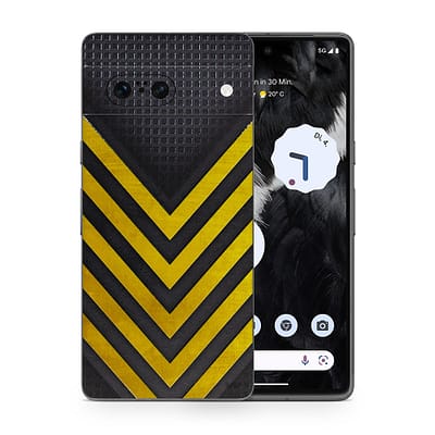 Pixel 7 Arrows Yellow 3D Skin WrapitSkin