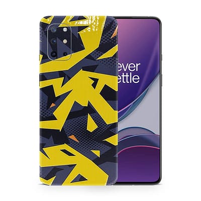 OnePlus 8T Abstract Yellow 3D Skin WrapitSkin
