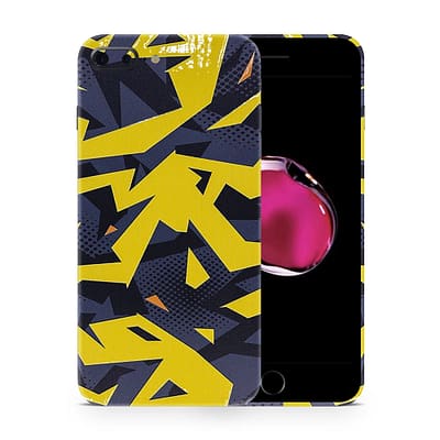 iPhone 7 Plus Abstract Yellow 3D Skin WrapitSkin