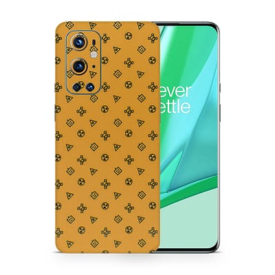 OnePlus 9 Pro Yellow Danger 3D Skin WrapitSkin