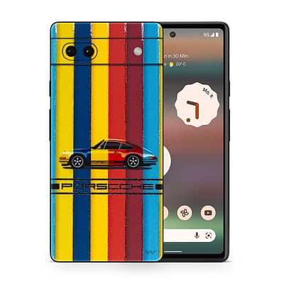 Pixel 6A Porsche Multicolor 3D Skin WrapitSkin
