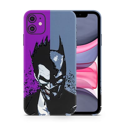 iPhone 11 Batman Vs Joker 3D Skin WrapitSkin