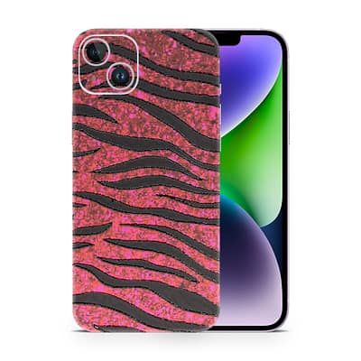 iPhone 14 Red Zebra 3D Skin WrapitSkin